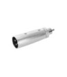 Adapter RCA male to XLR 3-pole male