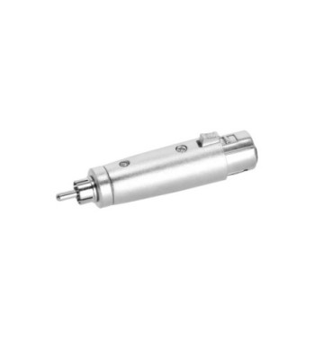 Adapter XLR 3-pole female to RCA male