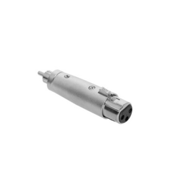 Adapter XLR 3-pole female to RCA male