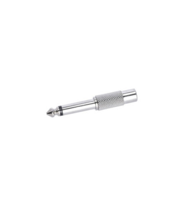 Adapter RCA female to 6.3 mm jack mono male