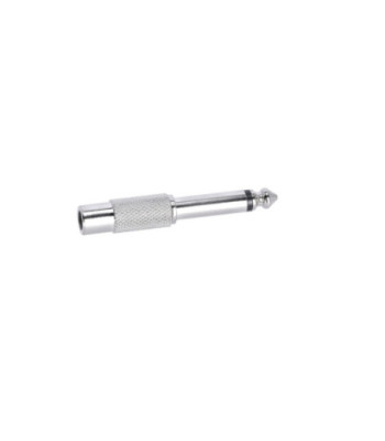 Adapter RCA female to 6.3 mm jack mono male
