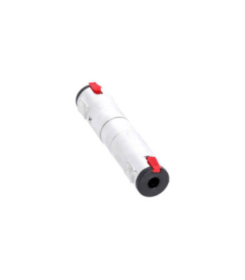 Adapter 6.3 mm jack TRS female to 6.3 mm jack TRS female with lock