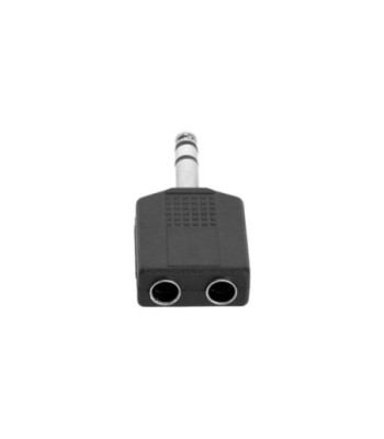Y-adapter 2 x 6.3 mm jack TRS female to 6.3 mm jack TRS male