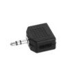 Y-adapter 2 x 3.5 mm jack TRS female to 3.5 mm jack TRS female