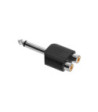 Y-adapter 2 x RCA female to 6.3 mm jack TS male