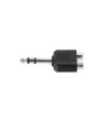 Y-adapter 2 x RCA female to 6.3 mm jack TRS male