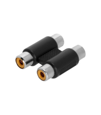 Twin Adapter 2 x RCA female to 2 x RCA female