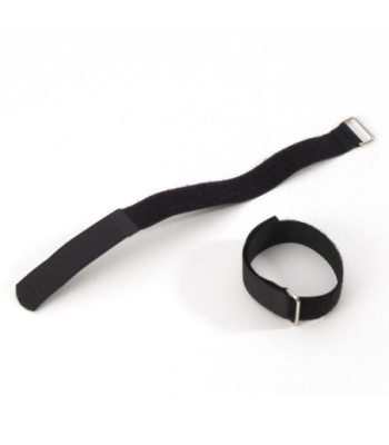 Hook and Loop Cable Tie 400 x 38 mm black - 10 stk.