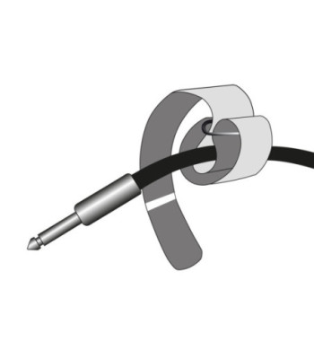 Hook and Loop Cable Tie 400 x 38 mm black - 10 stk.