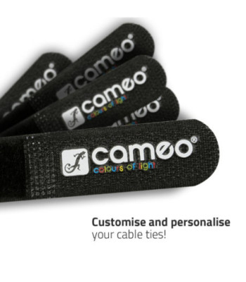 Hook and Loop Cable Tie 800 x 50 mm black - 10 stk.