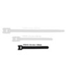 Hook and Loop Cable Tie 150 x 22 mm black - 10 stk.