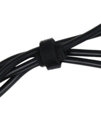 Hook and Loop Cable Tie 306 x 28 mm black - 10 stk.