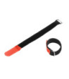 Hook and Loop Cable Tie 200 x 20 mm red - 10 stk.