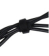 Hook and Loop Cable Tie 200 x 25 mm black - 10 stk.