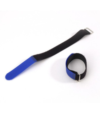 Hook and Loop Cable Tie 160 x 16 mm blue - 10 stk.