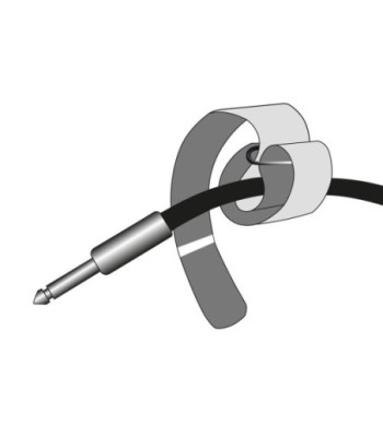 Hook and Loop Cable Tie 400 x 38 mm red - 10 stk.