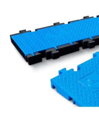 Defender Midi 5 2D blue ramp - modular system for wheelchair accessible transition