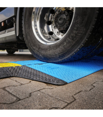 Defender Midi 5 2D blue ramp - modular system for wheelchair accessible transition