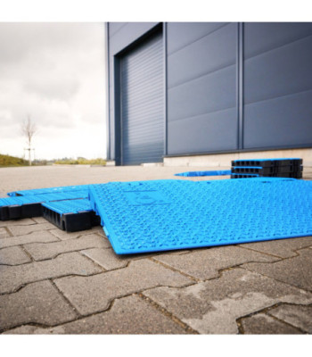 Defender Midi 5 2D blue ramp - modular system for wheelchair accessible transition
