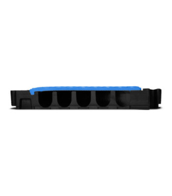 Defender Midi 5 2D module system for wheelchair ramp and wheelchair accessible transition - middle part blue lid