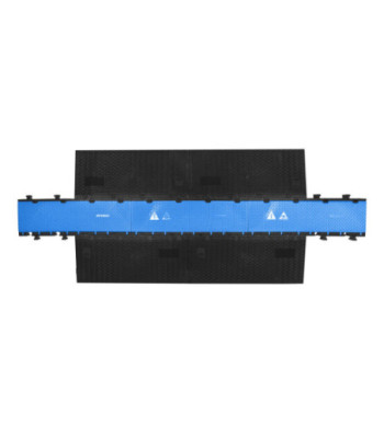 Defender Midi 5 2D module system for wheelchair ramp and wheelchair accessible transition - middle part blue lid