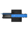 Defender Midi 5 2D module system for wheelchair ramp and wheelchair accessible transition - middle part blue lid