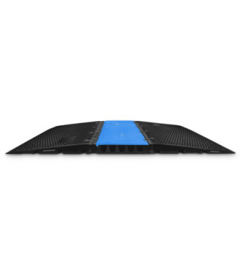 Defender Midi 5 2D module system for wheelchair ramp and wheelchair accessible transition - middle part blue lid
