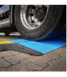 Defender Midi 5 2D module system for wheelchair ramp and wheelchair accessible transition - middle part blue lid