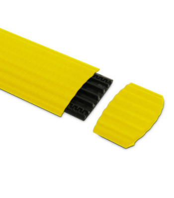 Defender End Ramp yellow for 85160 Cable Duct 4-channels
