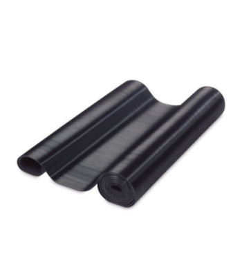 Fine Rib Rubber Mat Black 1 x 8 m