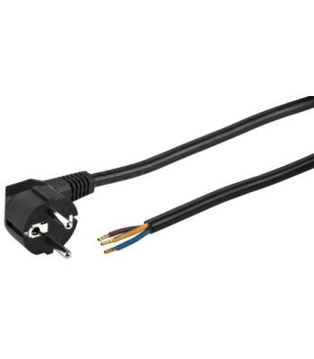 Netledning sort - AC-210/SW MONACOR