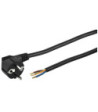 Netledning sort - AC-210/SW MONACOR