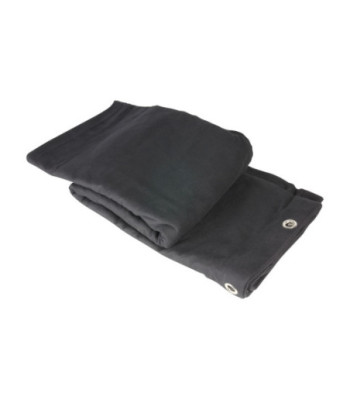 Stage molton B1 black with Eyelets burnished 3 x 4 m