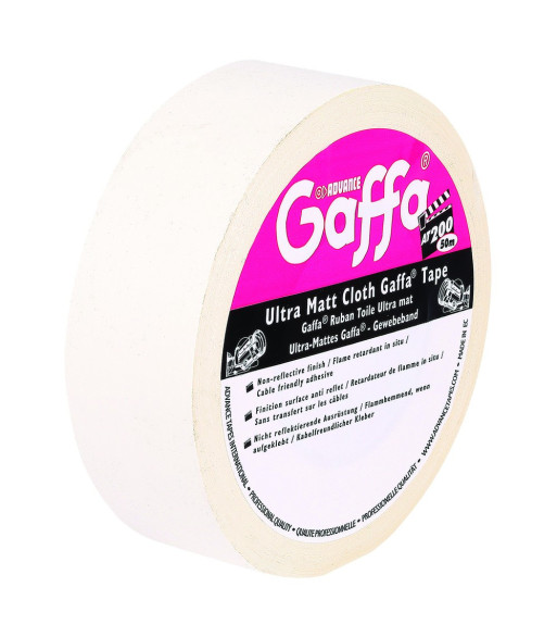 Gaffa dull white 50mm x 50m Gaffa dull white 50mm x 50m