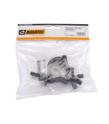 RIGGATEC Halfcoupler Small black  max. 75kg (32 - 35 mm) stainless steel