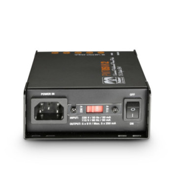 Palmer Universal 9V Pedalboard Power Supply 5 Outputs