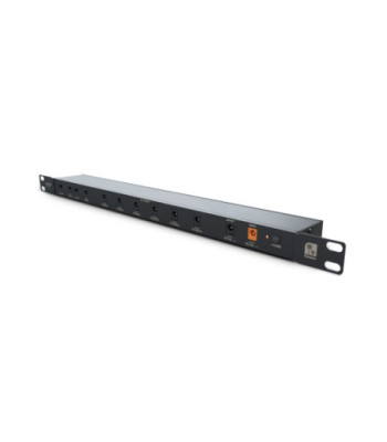 Palmer Power supply unit with 8 outputs for rack mounting