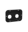 Steel Mounting Plate for 2 x powerCON TRUE1 Sockets