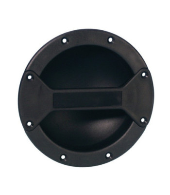 Set of 2 Recessed Shell Handle Round
