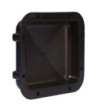 Plastic Dish for Mounting inside Handle Cutouts black