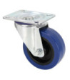 Swivel Castor 100 mm with blue Wheel