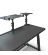 Gravity DJ Desk with Adjustable Loudspeaker and Laptop Trays