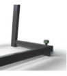 Gravity DJ Desk with Adjustable Loudspeaker and Laptop Trays