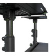 Gravity DJ Desk with Adjustable Loudspeaker and Laptop Trays