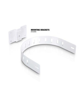 LD Systems 2 x 4" passive Installation Speaker white