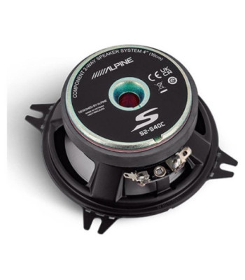 Alpine S2-S40C 10cm højttaler 2 vejs komponentsæt