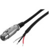 MONACOR Kabel XLR-åben 1m - MCA-100J/XP