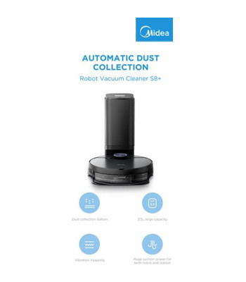 Midea S8+ Robotic vacuum cleaner - Robotstøvsuger