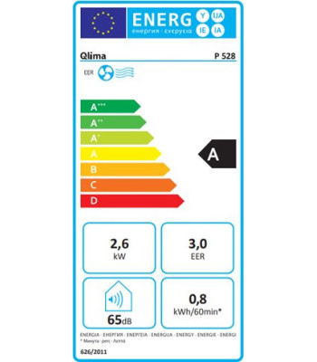 Qlima P528 Portabel AC WiFi - Transportabel Airconditon