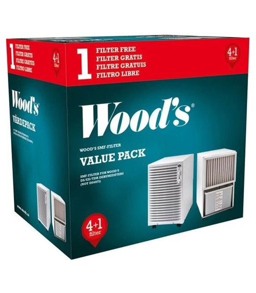 Wood's 8012804 SMF-FILTER 5-pak - Tilbehør Wood's 8012804 SMF-FILTER 5-pak - Tilbehør
